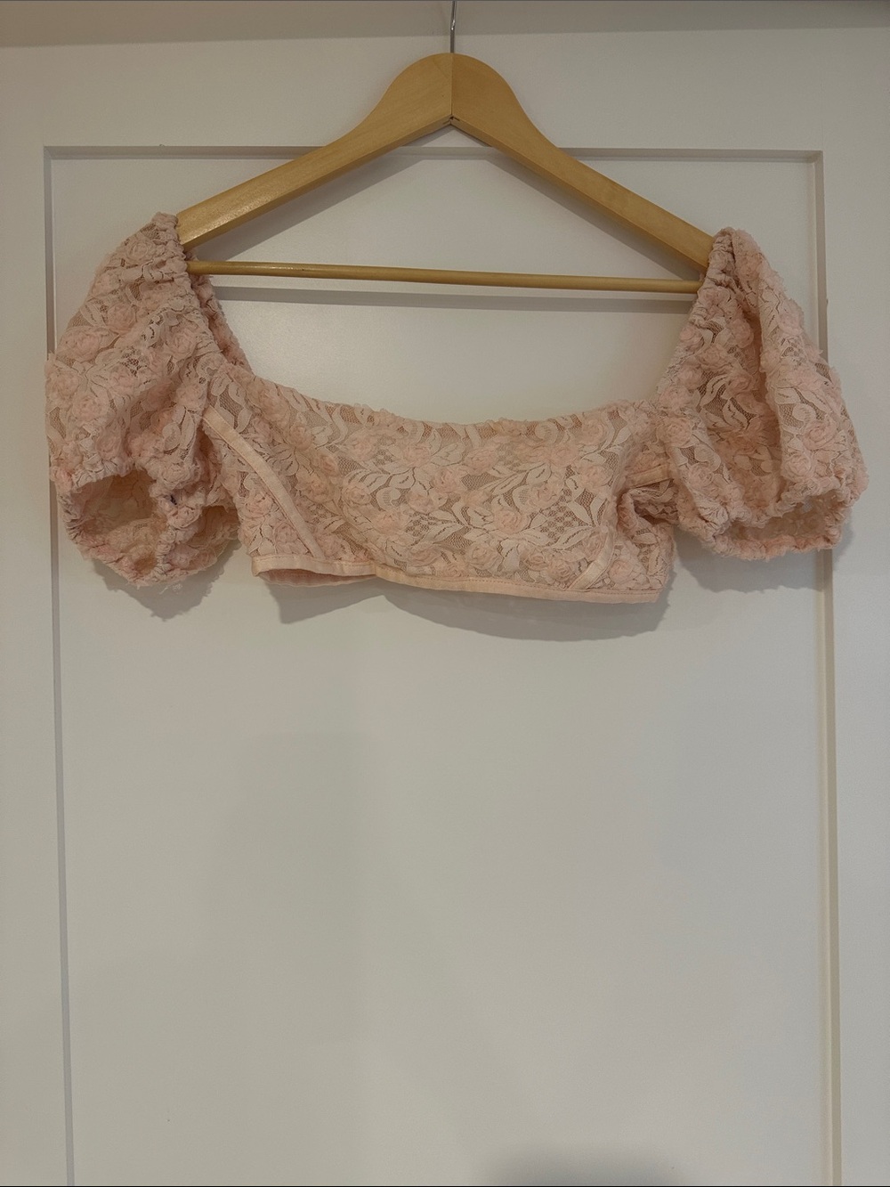 Free People Intimately Lace Bralette in Powder Pink